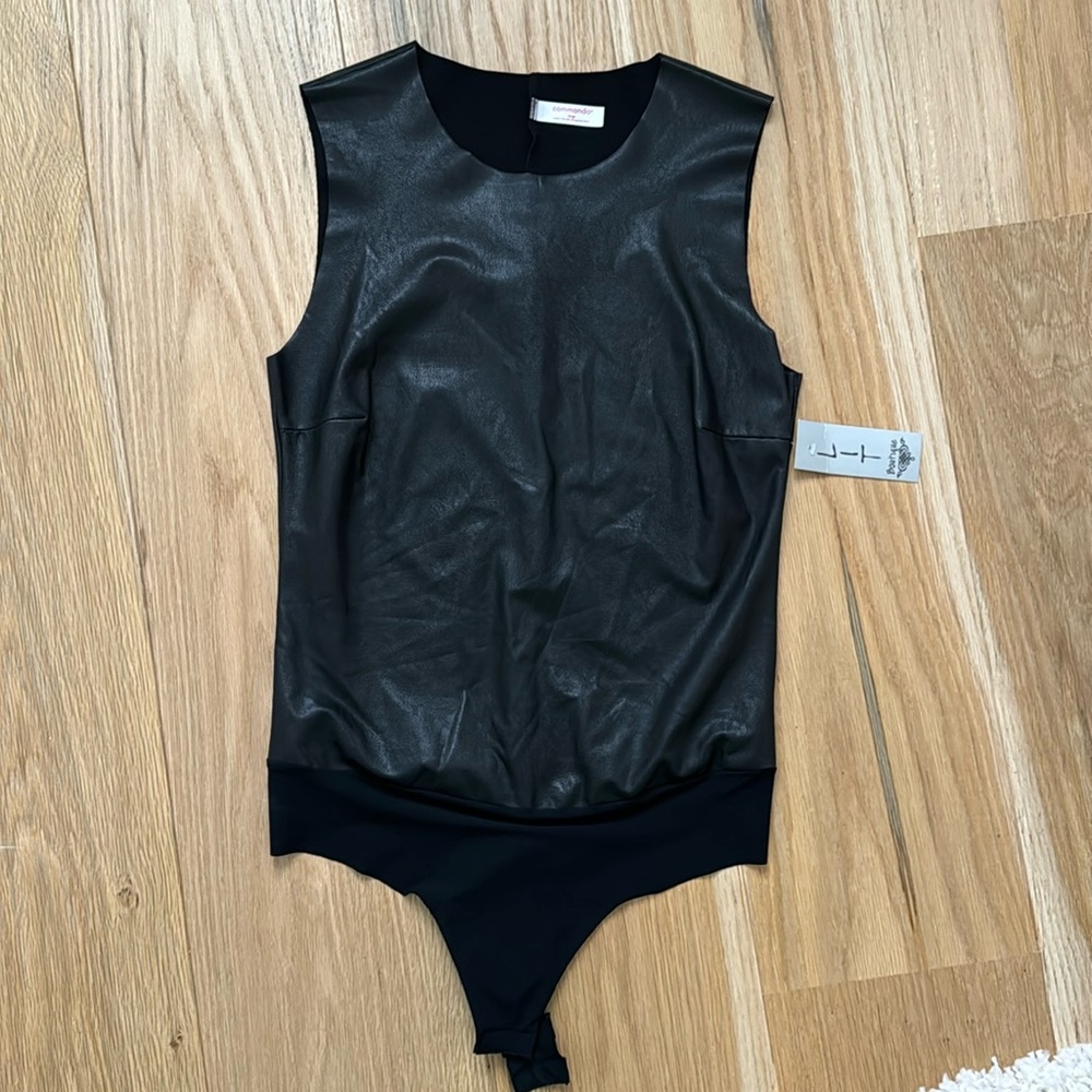 Commando Faux Leather Bodysuit